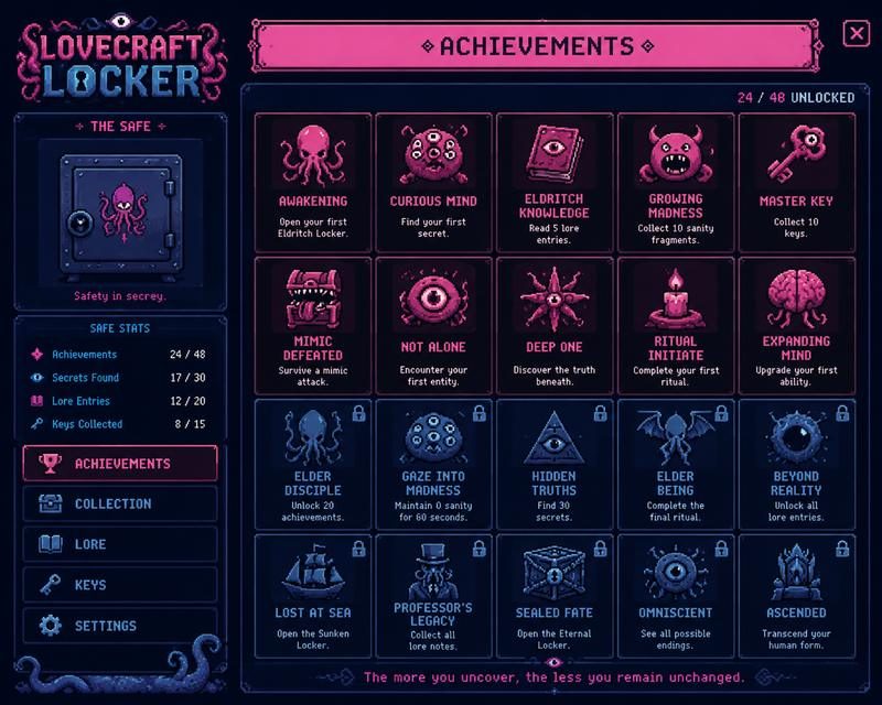 Lovecraft Locker 中文界面 玩法截图