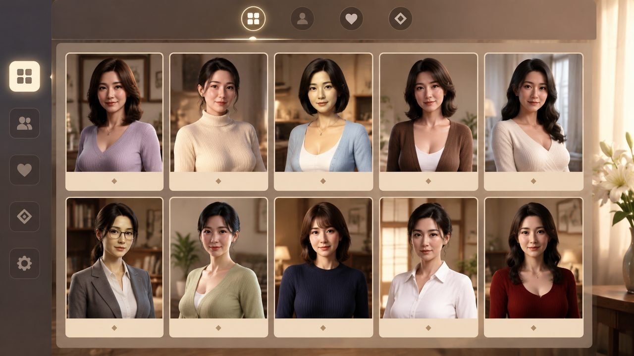 熟女日 实机画面 页面配图 2